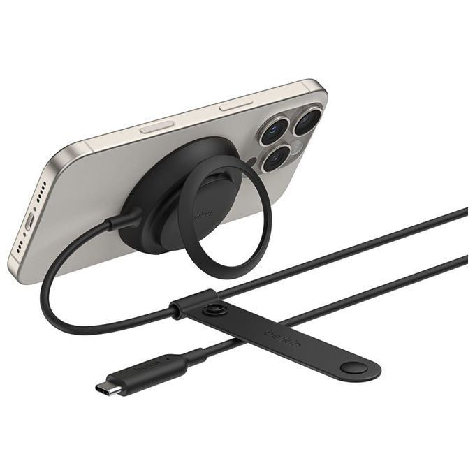 Belkin, Caricabatterie Wireless Qi2 25W, UltraCharge, Nero, Ricarica Rapida, USB - Yeppon