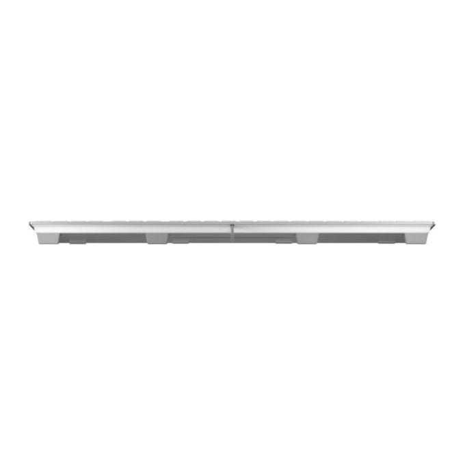 Cherry, Tastiera per Mac KC 6000C, QWERTY US, Argento, USB-C, Ultrapiatta