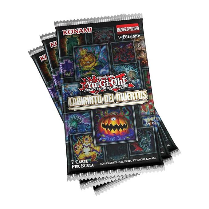 Konami 327127 Yu-Gi-Oh! TCG Labirinto dei Muertos Tuckbox 3 Buste Booster Pack MZMU 1a Edizione ITA