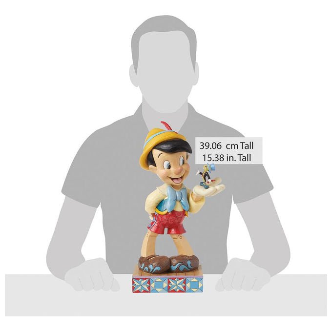 Enesco, Pinocchio Disney Traditions, Statuetta Grande, Resina, Jim Shore