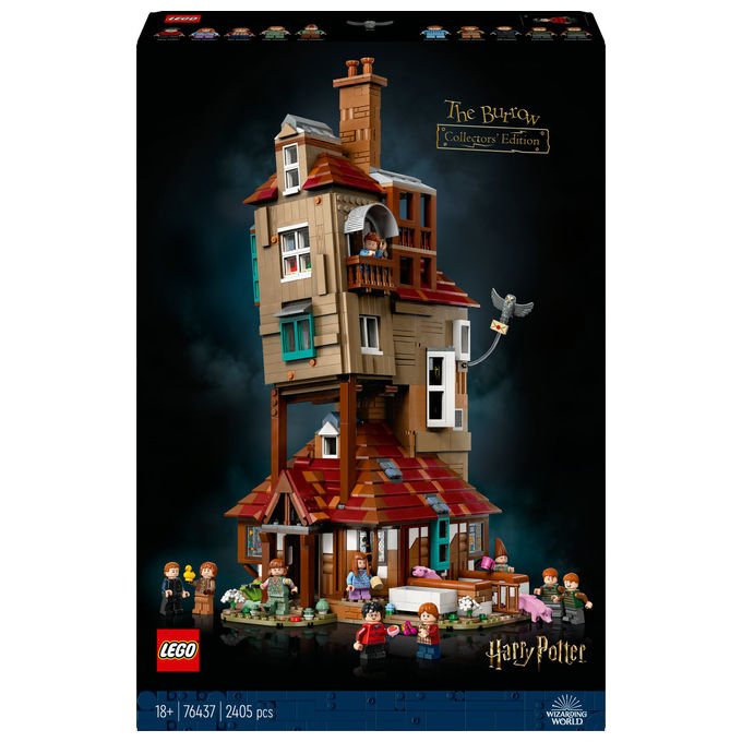Lego, Harry Potter La Tana edizione del collezionista 76437, Set da costruzione 2405 pz