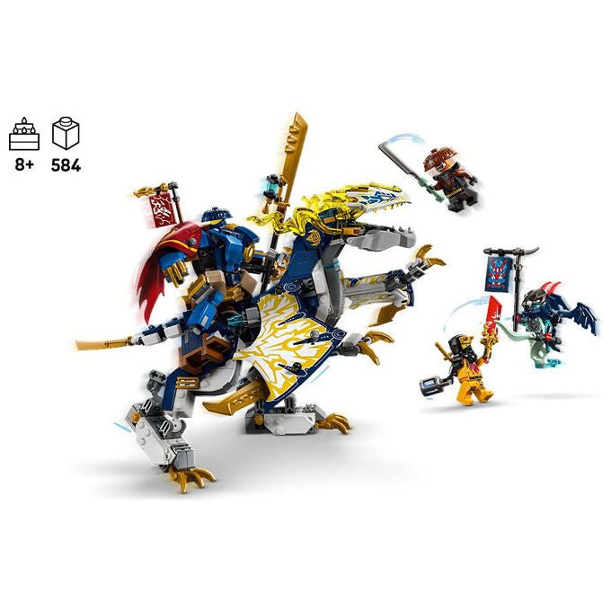 Lego, Ninjago Mech Cavalca Drago di Rogue, Playset, 584 Pezzi, 71843