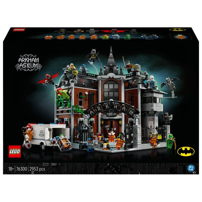 Lego, Arkham Asylum, Set da Costruzione, Batman DC, 2953 Pezzi, 76300 - Yeppon