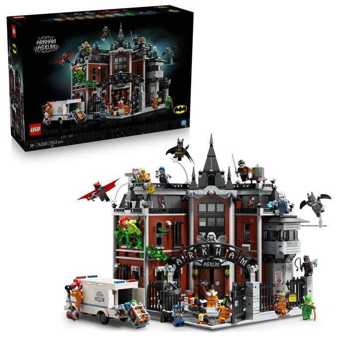 Lego, Arkham Asylum, Set da Costruzione, Batman DC, 2953 Pezzi, 76300 - Yeppon