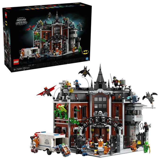 Lego, Arkham Asylum, Set da Costruzione, Batman DC, 2953 Pezzi, 76300 - Yeppon