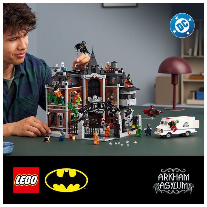 Lego, Arkham Asylum, Set da Costruzione, Batman DC, 2953 Pezzi, 76300 - Yeppon