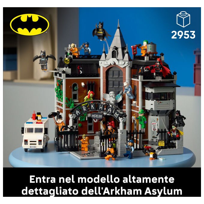 Lego, Arkham Asylum, Set da Costruzione, Batman DC, 2953 Pezzi, 76300 - Yeppon