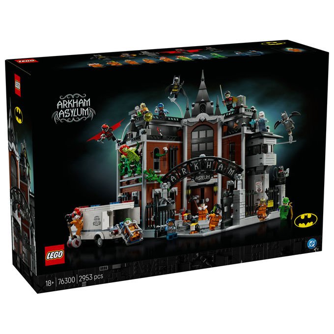 Lego, Arkham Asylum, Set da Costruzione, Batman DC, 2953 Pezzi, 76300 - Yeppon