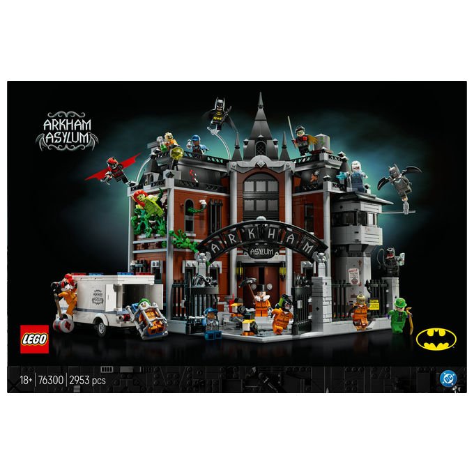 Lego, Arkham Asylum, Set da Costruzione, Batman DC, 2953 Pezzi, 76300 - Yeppon