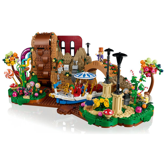 Lego, Ideas Willy Wonka e la Fabbrica di Cioccolato, 2025 Pezzi, 9 Minifigure