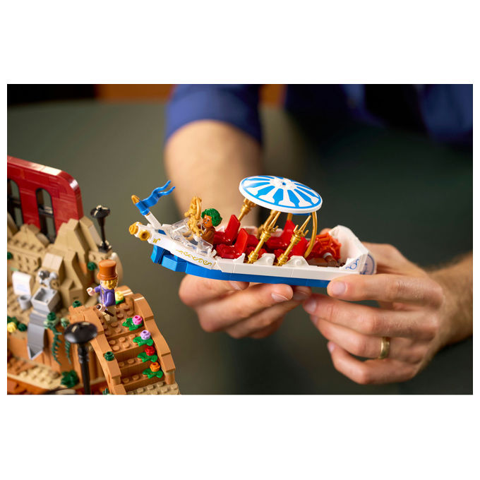 Lego, Ideas Willy Wonka e la Fabbrica di Cioccolato, 2025 Pezzi, 9 Minifigure