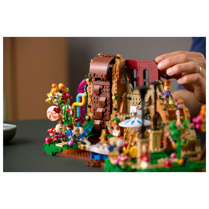 Lego, Ideas Willy Wonka e la Fabbrica di Cioccolato, 2025 Pezzi, 9 Minifigure