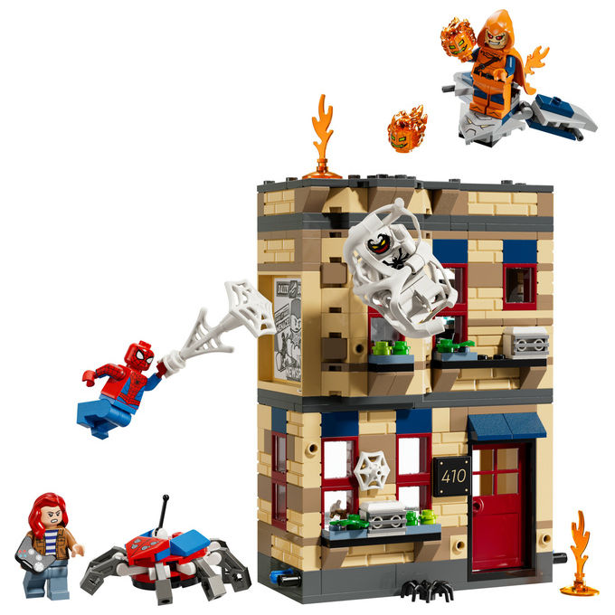 Lego, Appartamento di Peter Parker 76317, Set Costruzioni Marvel Spider-Man, 394 Pezzi