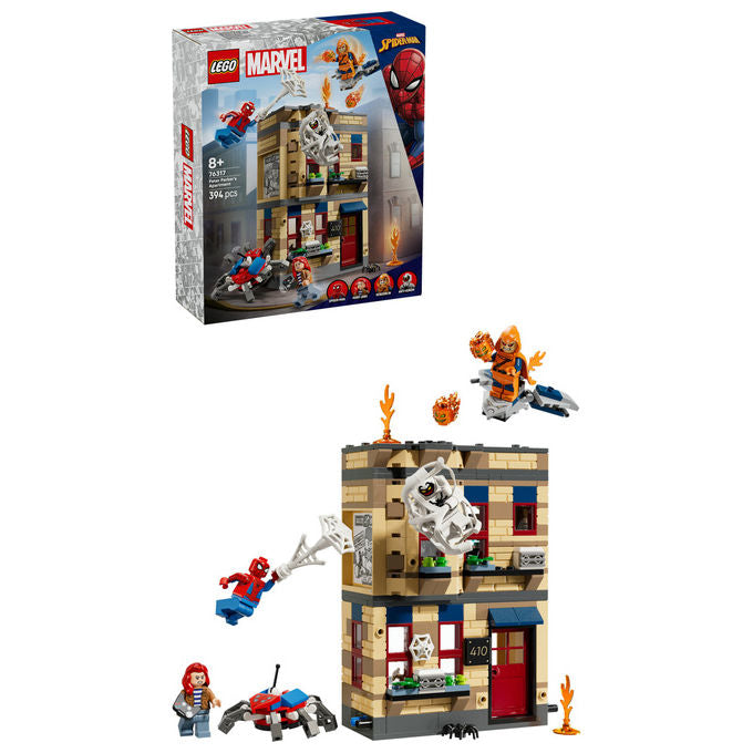 Lego, Appartamento di Peter Parker 76317, Set Costruzioni Marvel Spider-Man, 394 Pezzi