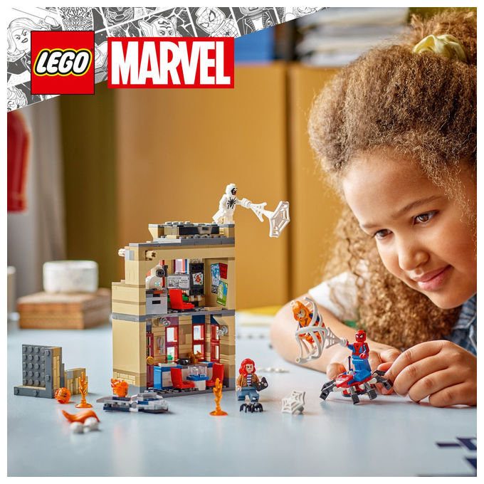 Lego, Appartamento di Peter Parker 76317, Set Costruzioni Marvel Spider-Man, 394 Pezzi