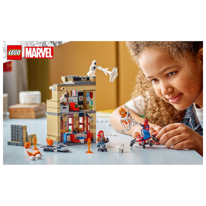 Lego, Appartamento di Peter Parker 76317, Set Costruzioni Marvel Spider-Man, 394 Pezzi