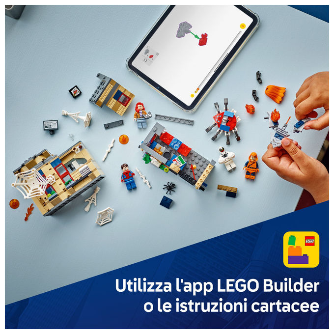 Lego, Appartamento di Peter Parker 76317, Set Costruzioni Marvel Spider-Man, 394 Pezzi