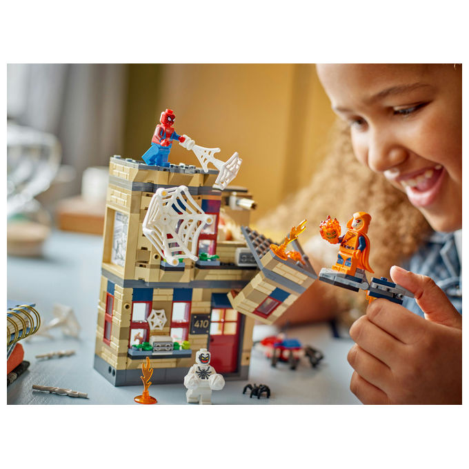 Lego, Appartamento di Peter Parker 76317, Set Costruzioni Marvel Spider-Man, 394 Pezzi