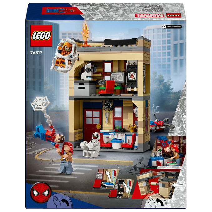 Lego, Appartamento di Peter Parker 76317, Set Costruzioni Marvel Spider-Man, 394 Pezzi