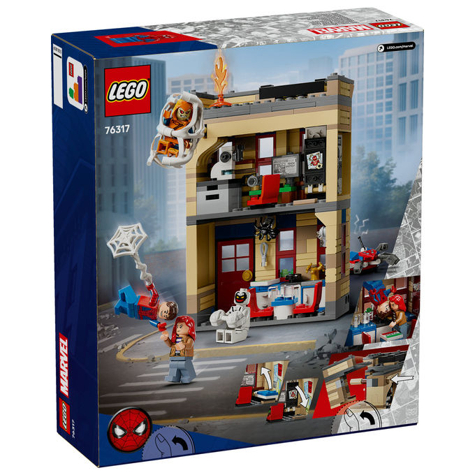 Lego, Appartamento di Peter Parker 76317, Set Costruzioni Marvel Spider-Man, 394 Pezzi
