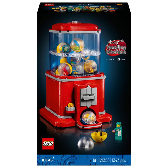 Lego, Ideas Macchina Distributrice di Minifigure 21358, 1343 Pezzi