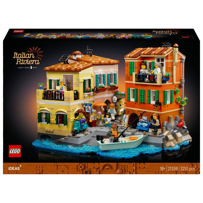 Lego, Riviera Italiana 21359, Set di Costruzione con 3251 Pezzi