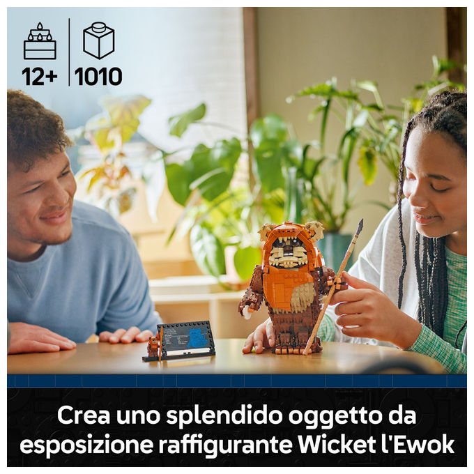 Lego, Star Wars Wicket l'Ewok, Modellino da Costruire, 1010 Pezzi, 75430 - Yeppon