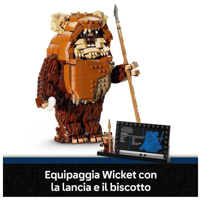 Lego, Star Wars Wicket l'Ewok, Modellino da Costruire, 1010 Pezzi, 75430 - Yeppon