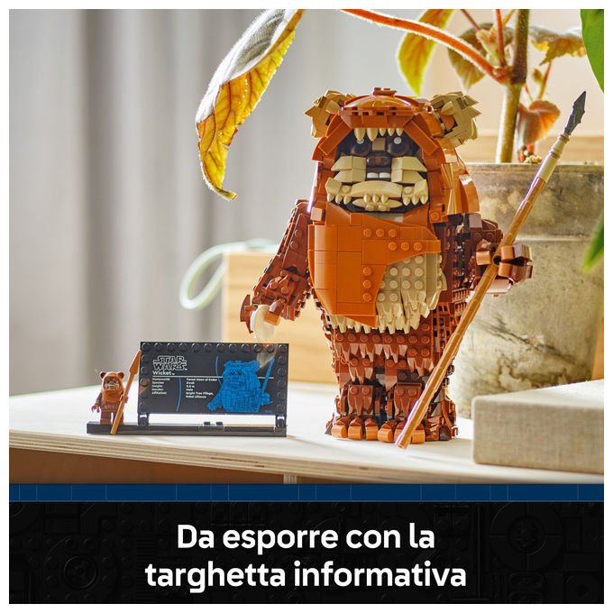 Lego, Star Wars Wicket l'Ewok, Modellino da Costruire, 1010 Pezzi, 75430 - Yeppon