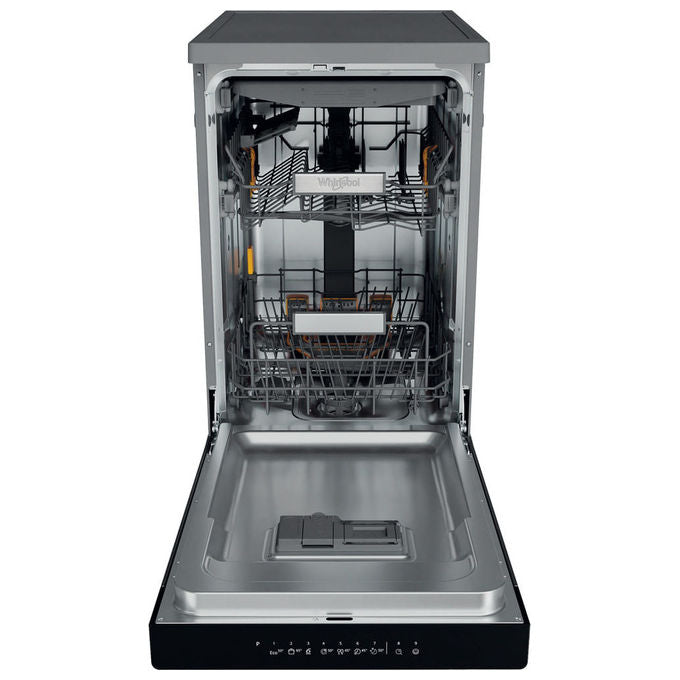 Whirlpool WH6FB10BS7A0X Lavastoviglie a Libera Installazione 10 Coperti Slim Inox