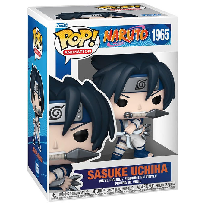 Funko, Pop! Animation Naruto Classic Sasuke Uchiha, Figura da Collezione, Idea Regalo