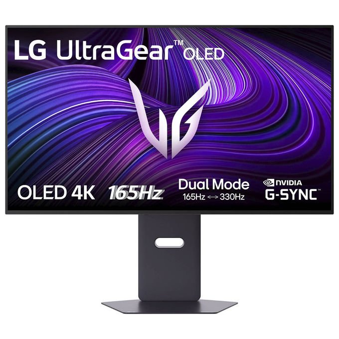 LG UltraGear OLED 32GX850A Monitor Gaming 32 UHD 4K 165Hz - FHD 330Hz OLED (GtG) G-Sync Compatible True Black HDMI 2.1 DP Hub USB AUX Nero