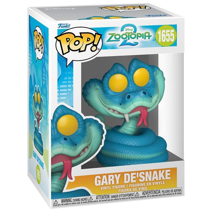 Funko, Pop! Disney Zootopia 2 Gary De'Snake, Figura in Vinile da Collezione