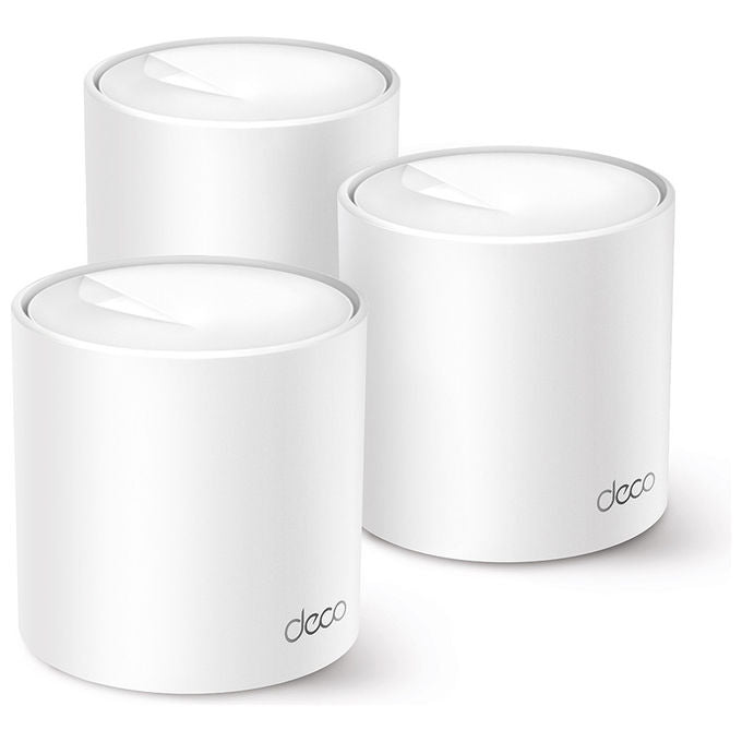 Tp - Link Deco X10, Router Mesh Wi - Fi 6, Dual - band, Bianco, Pack 3 Unita' - Yeppon