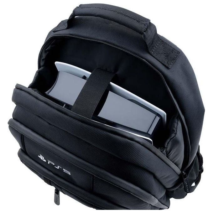 Nacon, Zaino per PS5 e PlayStation Portal, Poliestere, Nero