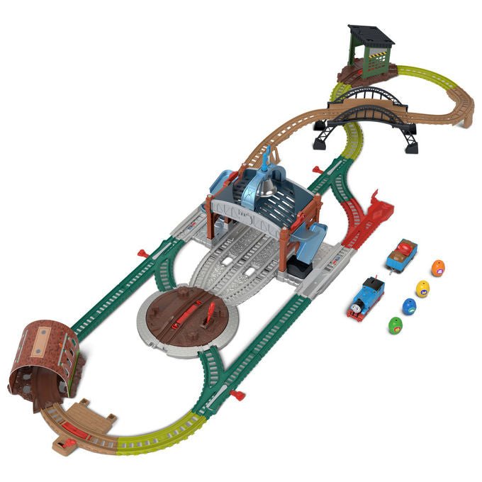 Fisher-Price, Thomas and Friends, Set Treno Motorizzato con Binari, JDF26