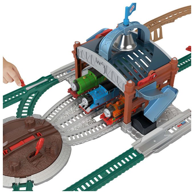 Fisher-Price, Thomas and Friends, Set Treno Motorizzato con Binari, JDF26