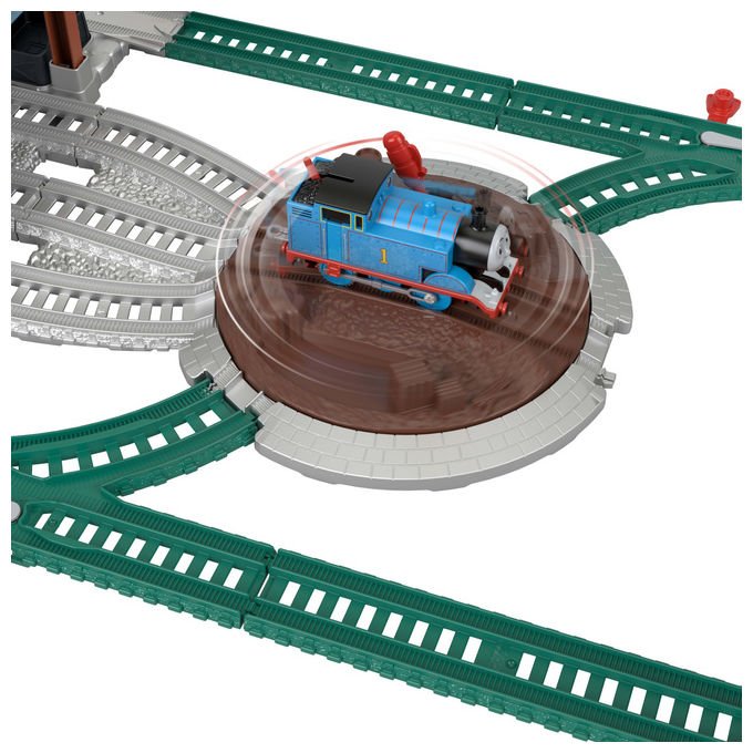 Fisher-Price, Thomas and Friends, Set Treno Motorizzato con Binari, JDF26