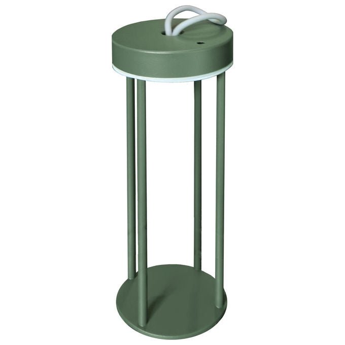 Majestic GEMMA VS Lampada da Tavolo LED, Ricaricabile, IP54, 500 Lumen, 4W, Verde Salvia