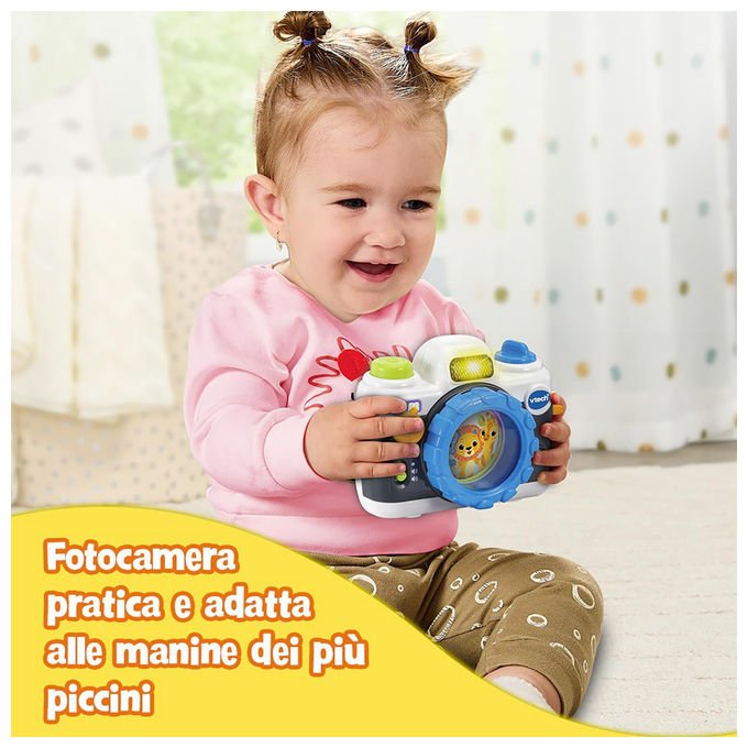 VTech, La Mia Prima Fotocamera, Macchina Fotografica Giocattolo per Bambini, Suoni e Flash, 12-36 Mesi