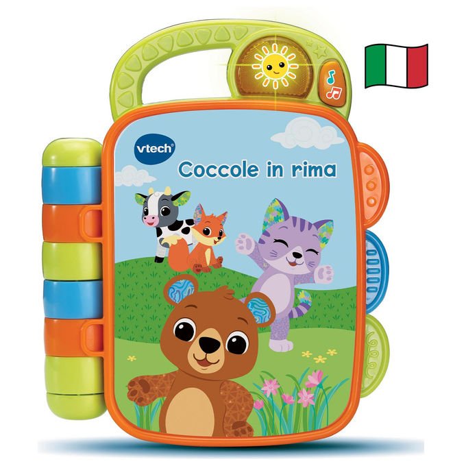 VTech, Coccole in Rima Libro, Sensoriale Interattivo con Suoni, Filastrocche per Neonati, 6-36 Mesi