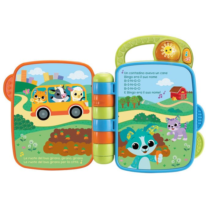 VTech, Coccole in Rima Libro, Sensoriale Interattivo con Suoni, Filastrocche per Neonati, 6-36 Mesi