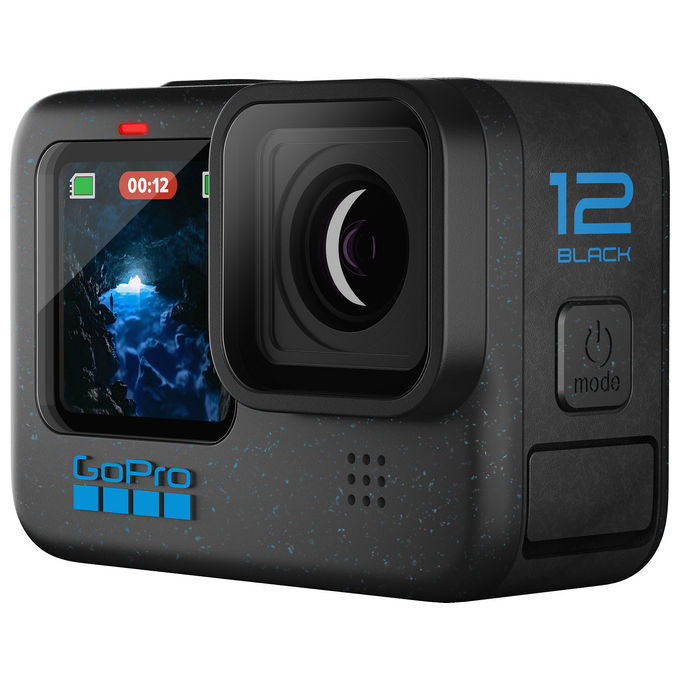GoPro, Action Camera Hero12 Black, 5.3K, HDR, Impermeabile fino a 10m