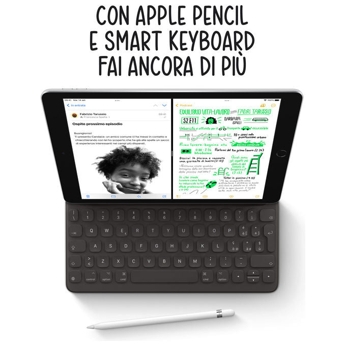 Apple, iPad, 10.2'' LED, 64GB, Wi-Fi, Argento