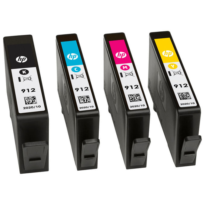 HP, Cartuccia Inchiostro Originale 912, Giallo, Capacita' Standard, 315 pagine