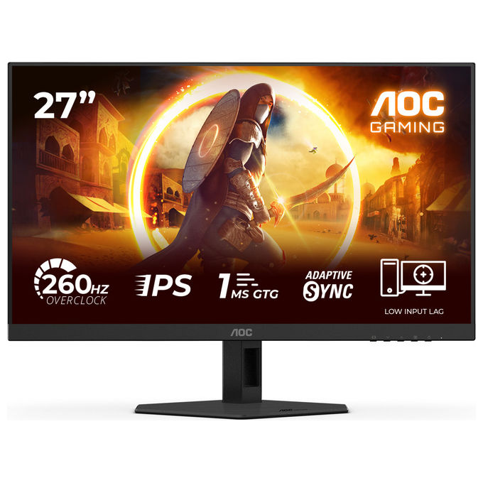 AOC Monitor Gaming 27G4ZRE 27'' FHD 260Hz Fast IPS Nero-Rosso