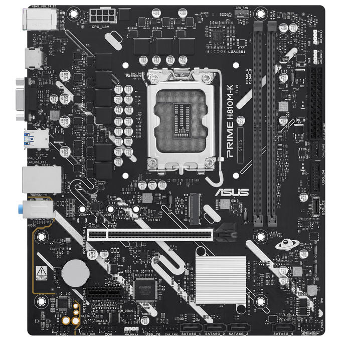 Asus, Scheda Madre Prime H810M - K Intel H810, Micro ATX, Socket LGA 1851 - Yeppon