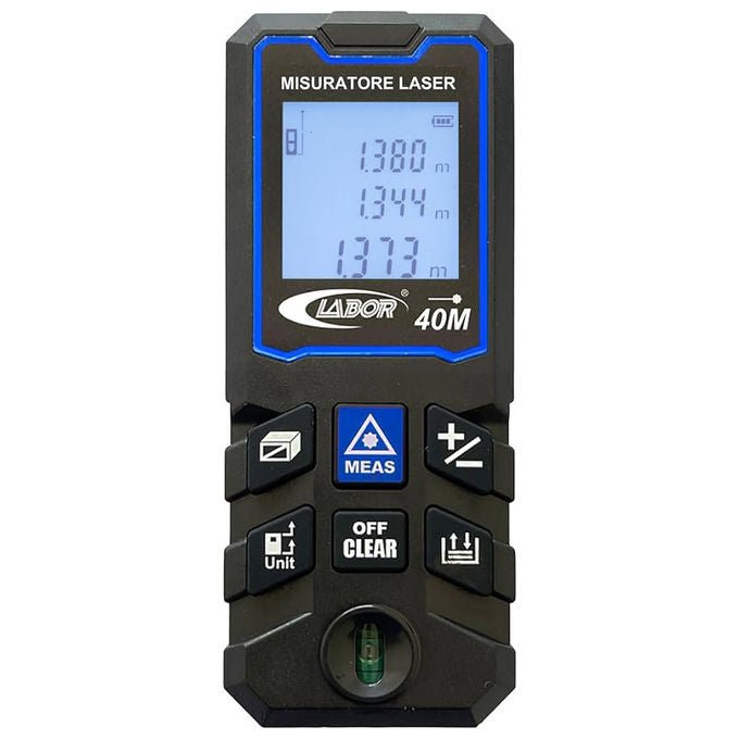 Labor, Misuratore Laser, Portata Fino a 40m, Precisione ± 1,5 Mm-m