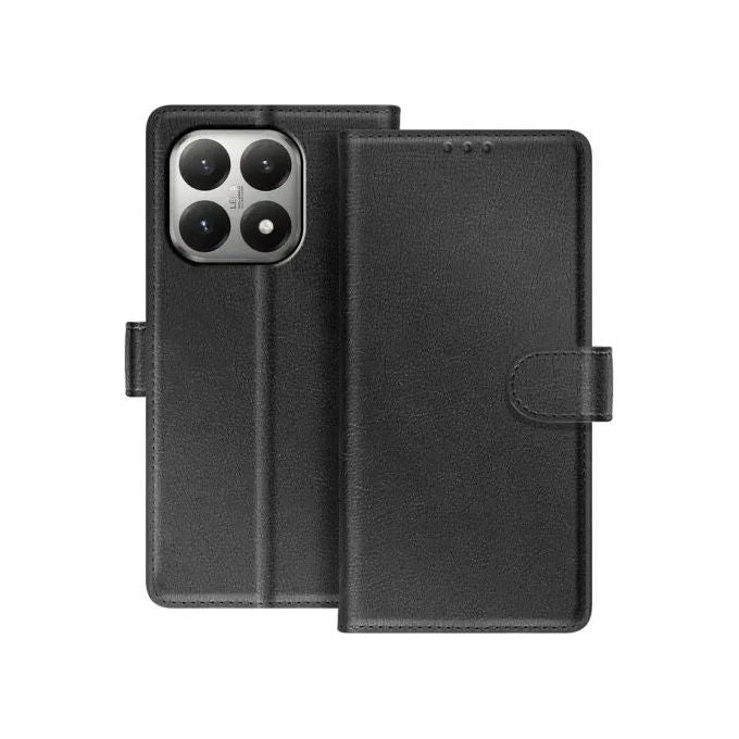 Celly, Custodia a libro nera in similpelle per Xiaomi Redmi Note 15 Pro 5G- Poco X8 5G