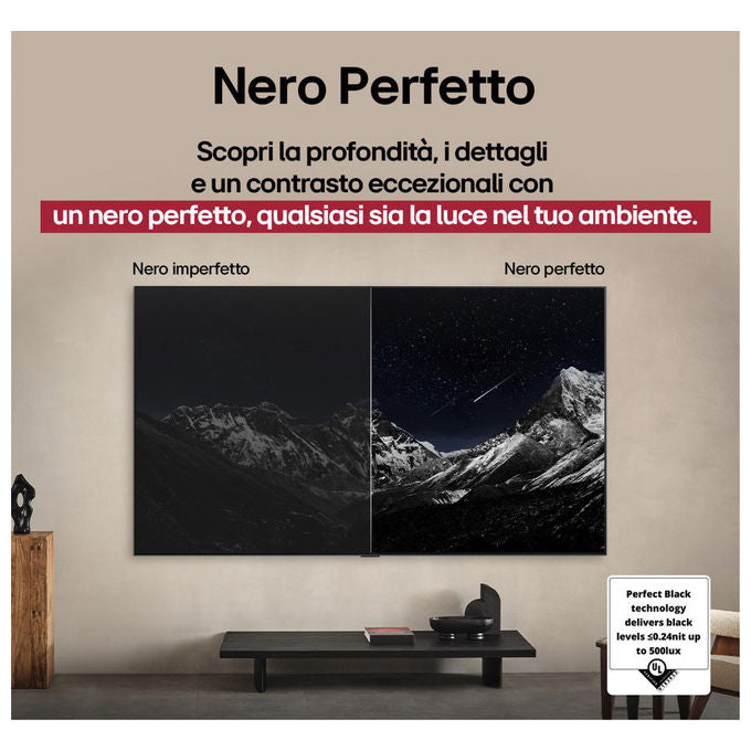 LG Tv Oled Evo Ai OLED48C55LA 48 Pollici 4K Ultra Hd Smart Tv Wi-Fi Nero
